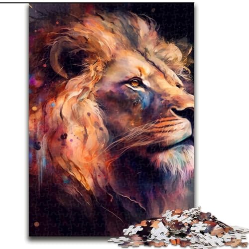 Puzzle 1000 Teile für Erwachsene Fantasy-Löwe aus Holz, für Teenager & Familienspaß - DIY-Denkspiel Geschenk 50x75cm Geburtstagsparty für Männer Frauen Puzzle 1000 Teile für Erwachsene Fantasy-Löwe aus Holz, für Teenager & Familienspaß - DIY-Denkspiel Geschenk 50x75cm Geburtstagsparty für Männer Frauen von MLADSOEHK