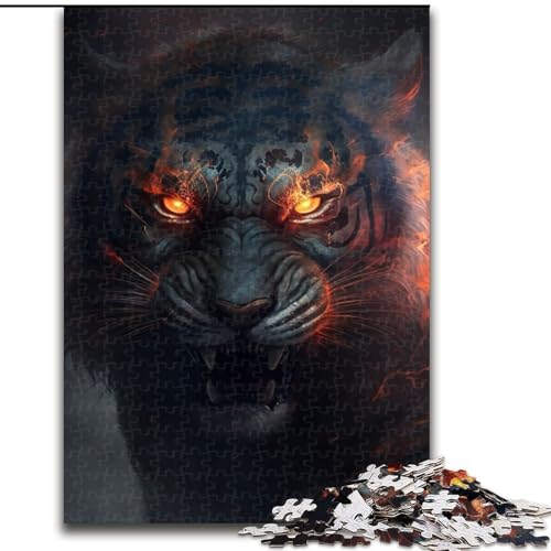 Puzzle 1000 Teile für Erwachsene Fantasy Tiger aus Holz, EIN tolles Geschenk für Familienspaß 50x75cm Denksportaufgabe, Spiel für Erwachsene, interaktive Familienaktivität Puzzle 1000 Teile für Erwachsene Fantasy Tiger aus Holz, EIN tolles Geschenk für Familienspaß 50x75cm Denksportaufgabe, Spiel für Erwachsene, interaktive Familienaktivität von MLADSOEHK
