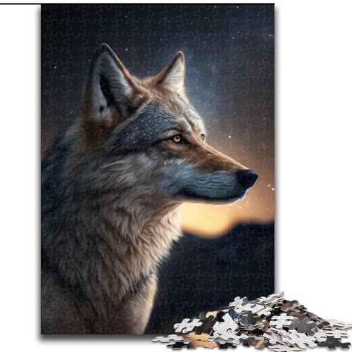 Puzzle 1000 Teile für Erwachsene Fantasy Wolf aus Holz, EIN tolles Geschenk für Familienspaß 50x75cm Denksportaufgabe, Spiel für Erwachsene, interaktive Familienaktivität Puzzle 1000 Teile für Erwachsene Fantasy Wolf aus Holz, EIN tolles Geschenk für Familienspaß 50x75cm Denksportaufgabe, Spiel für Erwachsene, interaktive Familienaktivität von MLADSOEHK