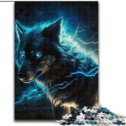 Puzzle 1000 Teile für Erwachsene Fantasy Wolf aus Holz, EIN tolles Geschenk für Familienspaß 50x75cm Denksportaufgabe, Spiel für Erwachsene, interaktive Familienaktivität Puzzle 1000 Teile für Erwachsene Fantasy Wolf aus Holz, EIN tolles Geschenk für Familienspaß 50x75cm Denksportaufgabe, Spiel für Erwachsene, interaktive Familienaktivität von MLADSOEHK