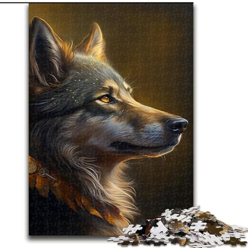 Puzzle 1000 Teile für Erwachsene Fantasy Wolf aus Holz, EIN tolles Geschenk für Familienspaß 50x75cm Denksportaufgabe, Spiel für Erwachsene, interaktive Familienaktivität Puzzle 1000 Teile für Erwachsene Fantasy Wolf aus Holz, EIN tolles Geschenk für Familienspaß 50x75cm Denksportaufgabe, Spiel für Erwachsene, interaktive Familienaktivität von MLADSOEHK