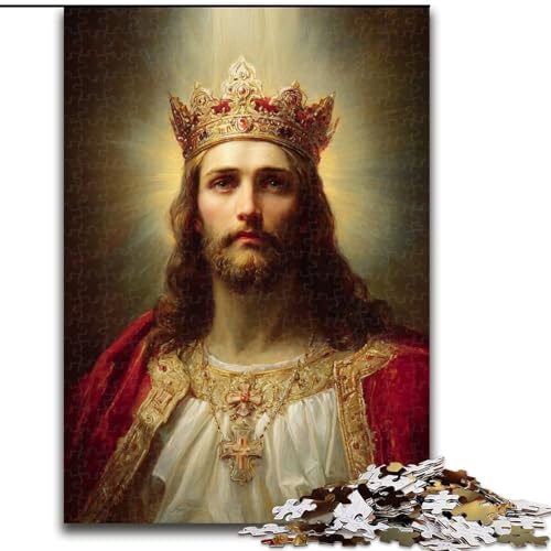 Puzzle 1000 Teile für Erwachsene Jesus, Spielspielzeug, jedes Teil ist einzigartig – anspruchsvolles Familienspiel für Kinder ab 14 Jahren (Größe 50x75cm) von MLADSOEHK