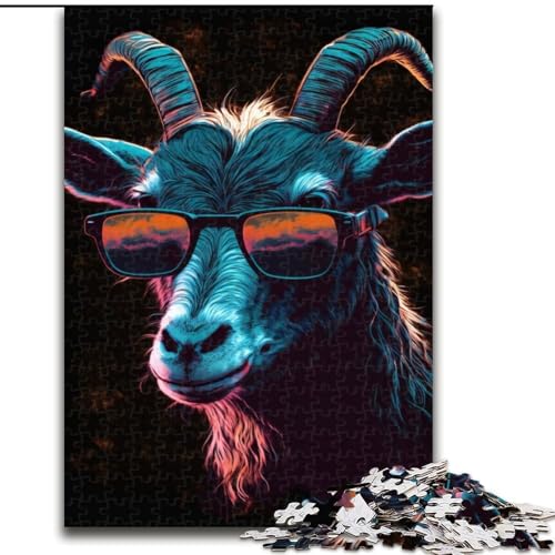 Puzzle 1000 Teile für Erwachsene und Jugendliche, Goatwave, entspannendes intellektuelles Lernspielzeug, Geburtstagsgeschenk, Geschenke (Größe 26x38cm) von MLADSOEHK