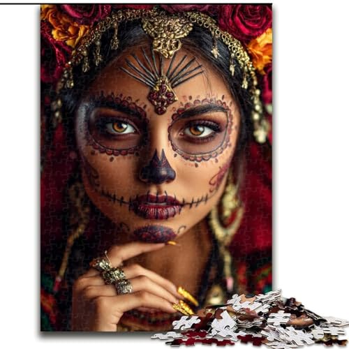 Puzzle 1000 Teile für Erwachsene und Jugendliche, Skullgirls Art, Dekomprimierendes intellektuelles Lernspielzeug, Geburtstagsgeschenk, Geschenke (Größe 26x38cm) von MLADSOEHK