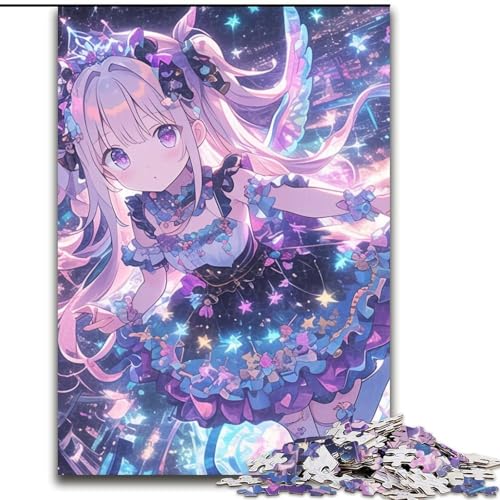 Puzzle 1000 Teile für Teenager, Anime-Dämonenmädchen, Spiele, Spielzeug, Geschenk, einzigartige Geburtstags- und Geschenkideen für Kinder ab 14 Jahren (Größe 26x38cm) von MLADSOEHK