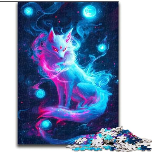 Puzzle 1000 Teile für Teenager, Fuchsgott, Spiele, Spielzeug, Geschenk, einzigartige Geburtstags- und Geschenkideen für Kinder ab 14 Jahren (Größe 50x75cm) von MLADSOEHK