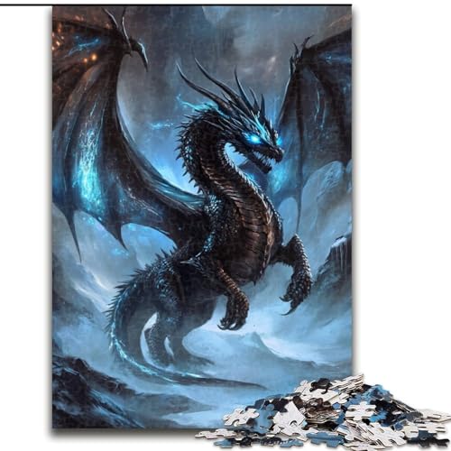 Puzzle 1000 Teile für Teenager, Geschenke, Anime-Drache, Spielspielzeug, jedes Teil ist einzigartig – anspruchsvolles Familienspiel für 14-Jährige (Größe 50x75cm) von MLADSOEHK