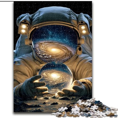 Puzzle 1000 Teile für Teenager, Weltraum-Astronaut, Spiele, Spielzeug, Geschenk, einzigartige Geburtstags- und Geschenkideen für Kinder ab 14 Jahren (Größe 26x38cm) von MLADSOEHK
