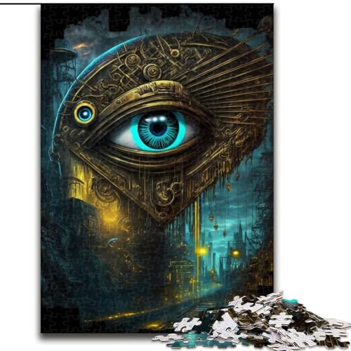 Puzzle 1000 Teile für Teenager Die Kunst des Auges, Spiele, Spielzeug, Geschenk, einzigartige Geburtstags- und Geschenkideen für Kinder ab 14 Jahren (Größe 50x75cm) von MLADSOEHK