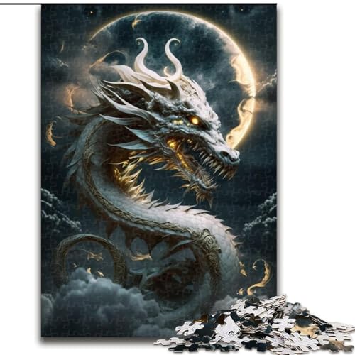 Puzzle 1000 Teile für Teenager Drache, für 14+ Für Familienspaß & Spieleabend Künstlersammlung, Bildende Kunst (Größe 26x38cm) von MLADSOEHK