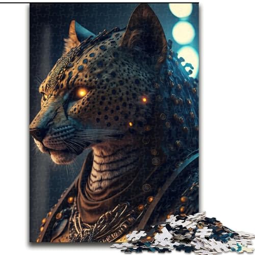 Puzzle 1000 Teile für Teenager Future Cheetah, Spiele, Spielzeug, Geschenk, einzigartige Geburtstags- und Geschenkideen für Kinder ab 14 Jahren (Größe 26x38cm) von MLADSOEHK