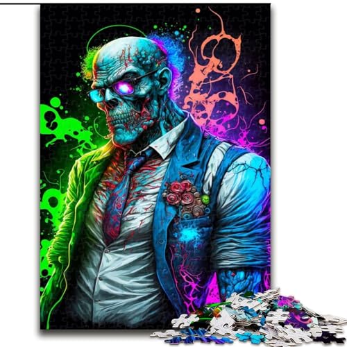 Puzzle 1000 Teile für Teenager Gangster Zombie Bunt, für 14+ Für Familienspaß & Spieleabend Künstlersammlung, Bildende Kunst (Größe 26x38cm) von MLADSOEHK