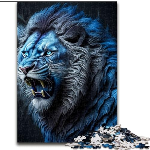 Puzzle für Erwachsene, 1000 Löwen-Puzzle, anspruchsvolles Denkspiel, Familienaktivität, Heimdekoration, (Größe: 26x38cm) von MLADSOEHK