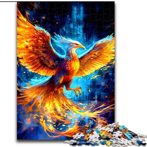 Puzzle für Erwachsene, 1000 Phoenix-Puzzle, anspruchsvolles Denkspiel, Familienaktivität, Heimdekoration, (Größe: 50x75cm) von MLADSOEHK