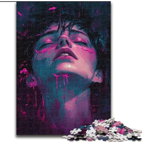 Puzzle für Erwachsene, 1000 Puzzles, Anime-Junge, Familienunterhaltungsspielzeug, ganze Familie, ab 14 Jahren (Größe 50x75cm) von MLADSOEHK
