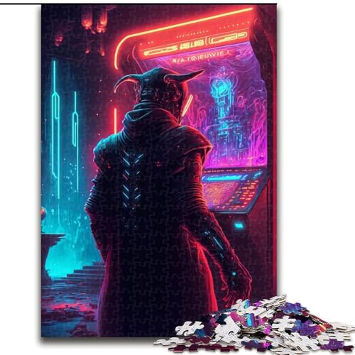 Puzzle für Erwachsene, 1000 Puzzles mit futuristischem Bösewicht, anspruchsvolles Denkspiel, Familienaktivität, Heimdekoration, (Größe: 26x38cm) von MLADSOEHK