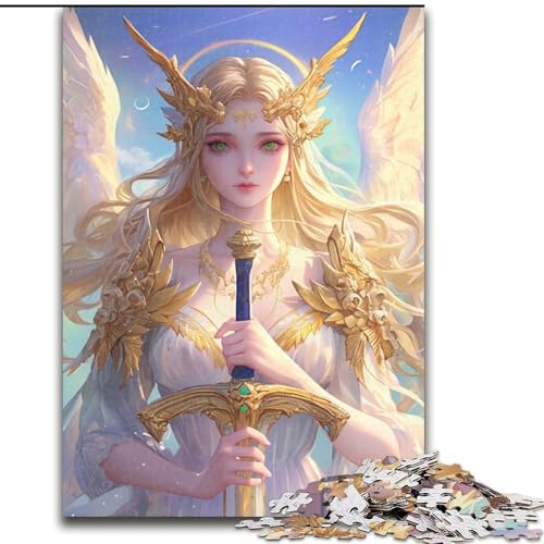 Puzzle für Erwachsene, 1000 Teile, Anime-Engel, Lernspiele, Heimdekoration, ganze Familie (Größe 50x75cm) von MLADSOEHK