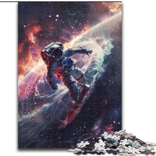 Puzzle für Erwachsene, 1000 Teile, Astronaut, Lernspiele, Heimdekoration, ganze Familie (Größe 26x38cm) von MLADSOEHK