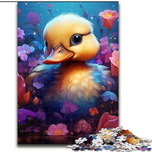 Puzzle für Erwachsene, 1000 Teile, Bunte Kunstente aus Holz, Kinder ab 14 Jahren, 50x75cm, Kunstwerk-Dekor, Intelligenzspielzeug für Indoor-Spiele mit der Familie Puzzle für Erwachsene, 1000 Teile, Bunte Kunstente aus Holz, Kinder ab 14 Jahren, 50x75cm, Kunstwerk-Dekor, Intelligenzspielzeug für Indoor-Spiele mit der Familie von MLADSOEHK