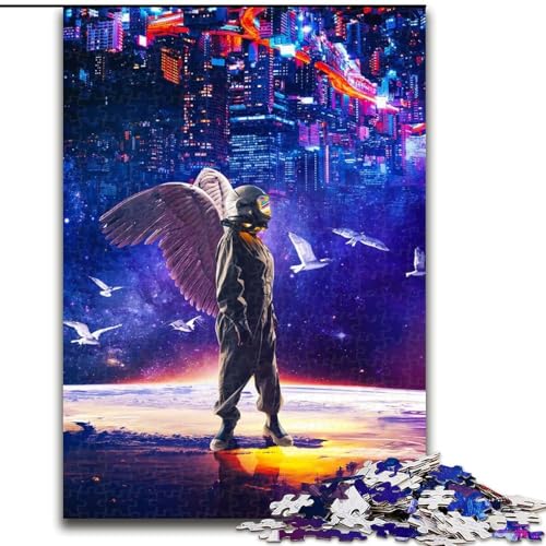 Puzzle für Erwachsene, 1000 Teile, Der Fliegende, für Kinder ab 14 Jahren, Heimdekoration als Geschenk für die ganze Familie und Freunde (Größe 26x38cm) von MLADSOEHK