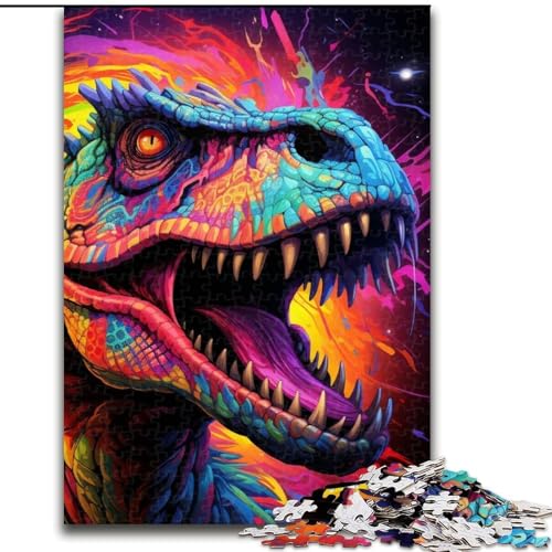 Puzzle für Erwachsene, 1000 Teile, Dinosaurierkunst aus Holz, interaktives Familienspiel, geeignet für Kinder ab 14 Jahren, 50x75cm, DIY-Kunstdekor Puzzle für Erwachsene, 1000 Teile, Dinosaurierkunst aus Holz, interaktives Familienspiel, geeignet für Kinder ab 14 Jahren, 50x75cm, DIY-Kunstdekor von MLADSOEHK