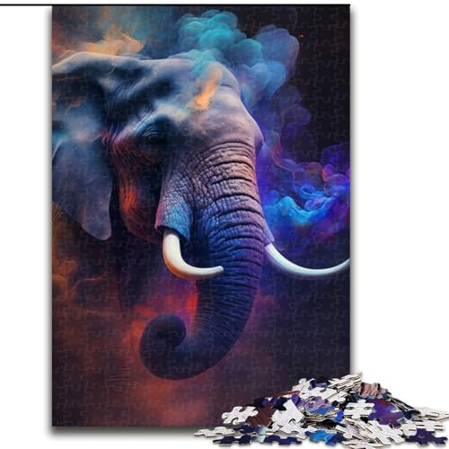 Puzzle für Erwachsene, 1000 Teile, Elefantennebel, aus Holz, Kinder ab 14 Jahren, 50x75cm, Lernspielzeug für Teenager, Dekoration für Zuhause und das Büro Puzzle für Erwachsene, 1000 Teile, Elefantennebel, aus Holz, Kinder ab 14 Jahren, 50x75cm, Lernspielzeug für Teenager, Dekoration für Zuhause und das Büro von MLADSOEHK