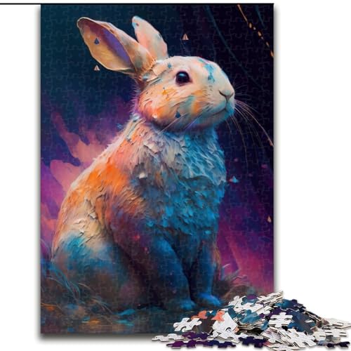 Puzzle für Erwachsene, 1000 Teile, Fantasie-Kaninchen, aus Holz, für Teenager und Familienspaß – DIY-Denkspiel, Geschenk, 50x75cm, für interaktives Familienspiel Puzzle für Erwachsene, 1000 Teile, Fantasie-Kaninchen, aus Holz, für Teenager und Familienspaß – DIY-Denkspiel, Geschenk, 50x75cm, für interaktives Familienspiel von MLADSOEHK