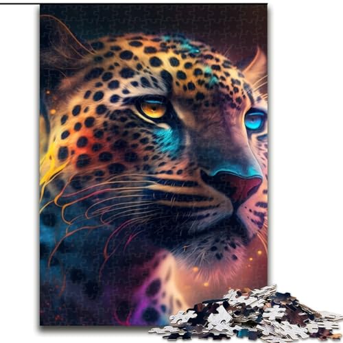 Puzzle für Erwachsene, 1000 Teile, Fantasie-Leopard, aus Holz, Kinder ab 14 Jahren, 50x75cm, Lernspielzeug für Teenager, Dekoration für Zuhause und das Büro Puzzle für Erwachsene, 1000 Teile, Fantasie-Leopard, aus Holz, Kinder ab 14 Jahren, 50x75cm, Lernspielzeug für Teenager, Dekoration für Zuhause und das Büro von MLADSOEHK