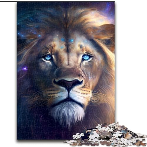 Puzzle für Erwachsene, 1000 Teile, Fantasie-Löwe, aus Holz, Kinder ab 14 Jahren, 50x75cm, Kunstwerk-Dekor, Intelligenzspielzeug für Indoor-Spiele mit der Familie Puzzle für Erwachsene, 1000 Teile, Fantasie-Löwe, aus Holz, Kinder ab 14 Jahren, 50x75cm, Kunstwerk-Dekor, Intelligenzspielzeug für Indoor-Spiele mit der Familie von MLADSOEHK