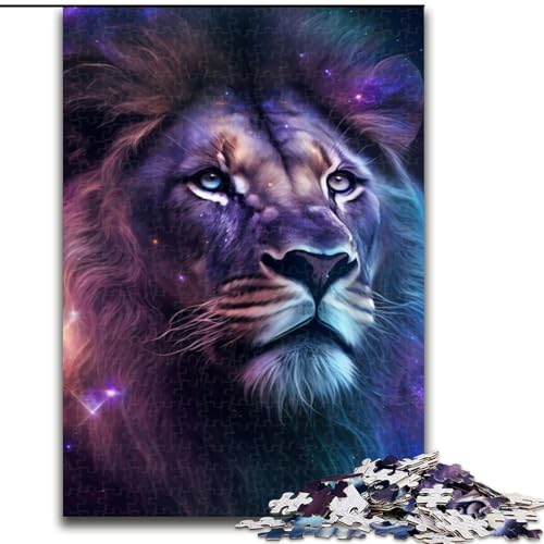 Puzzle für Erwachsene, 1000 Teile, Fantasie-Löwe, aus Holz, Kinder ab 14 Jahren, 50x75cm, Lernspielzeug für Teenager, Dekoration für Zuhause und das Büro Puzzle für Erwachsene, 1000 Teile, Fantasie-Löwe, aus Holz, Kinder ab 14 Jahren, 50x75cm, Lernspielzeug für Teenager, Dekoration für Zuhause und das Büro von MLADSOEHK