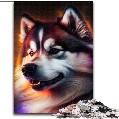 Puzzle für Erwachsene, 1000 Teile, Fantasiehund, aus Holz, Kinder ab 14 Jahren, 50x75cm, Lernspielzeug für Teenager, Dekoration für Zuhause und das Büro Puzzle für Erwachsene, 1000 Teile, Fantasiehund, aus Holz, Kinder ab 14 Jahren, 50x75cm, Lernspielzeug für Teenager, Dekoration für Zuhause und das Büro von MLADSOEHK