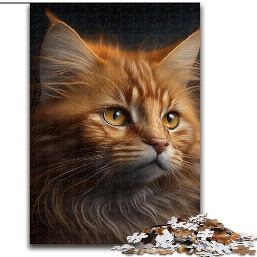 Puzzle für Erwachsene, 1000 Teile, Fantasiekatze, aus Holz, für Teenager ab 14 Jahren, Heimdekoration, 50x75cm, perfekt für Heimdekoration, Geburtstage, Feiertage und Geschenke Puzzle für Erwachsene, 1000 Teile, Fantasiekatze, aus Holz, für Teenager ab 14 Jahren, Heimdekoration, 50x75cm, perfekt für Heimdekoration, Geburtstage, Feiertage und Geschenke von MLADSOEHK