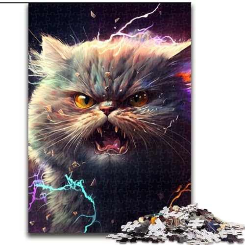 Puzzle für Erwachsene, 1000 Teile, Fantasiekatze aus Holz, Kinder ab 14 Jahren, 50x75cm, Spaß für die ganze Familie, Basteln, perfekt für Geburtstage, Feiertage Puzzle für Erwachsene, 1000 Teile, Fantasiekatze aus Holz, Kinder ab 14 Jahren, 50x75cm, Spaß für die ganze Familie, Basteln, perfekt für Geburtstage, Feiertage von MLADSOEHK