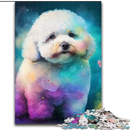 Puzzle für Erwachsene, 1000 Teile, Fantasy-Bichon Frisé aus Holz, Kinder ab 14 Jahren, 50x75cm, Lernspielzeug für Teenager, Dekoration für Zuhause und das Büro Puzzle für Erwachsene, 1000 Teile, Fantasy-Bichon Frisé aus Holz, Kinder ab 14 Jahren, 50x75cm, Lernspielzeug für Teenager, Dekoration für Zuhause und das Büro von MLADSOEHK