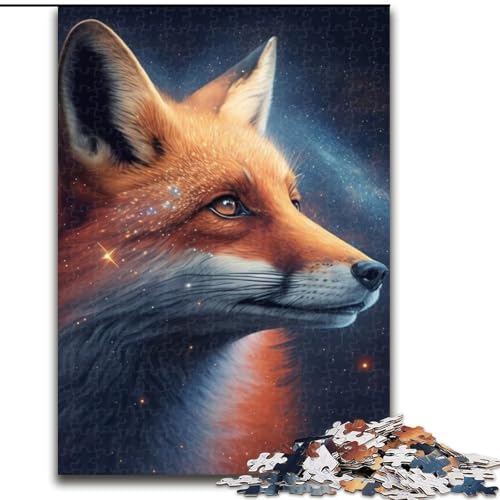Puzzle für Erwachsene, 1000 Teile, Fantasy-Fuchs, aus Holz, Kinder ab 14 Jahren, 50x75cm, Lernspielzeug für Teenager, Dekoration für Zuhause und das Büro Puzzle für Erwachsene, 1000 Teile, Fantasy-Fuchs, aus Holz, Kinder ab 14 Jahren, 50x75cm, Lernspielzeug für Teenager, Dekoration für Zuhause und das Büro von MLADSOEHK
