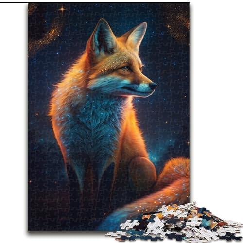 Puzzle für Erwachsene, 1000 Teile, Fantasy-Fuchs, aus Holz, Kinder ab 14 Jahren, 50x75cm, Lernspielzeug für Teenager, Dekoration für Zuhause und das Büro Puzzle für Erwachsene, 1000 Teile, Fantasy-Fuchs, aus Holz, Kinder ab 14 Jahren, 50x75cm, Lernspielzeug für Teenager, Dekoration für Zuhause und das Büro von MLADSOEHK