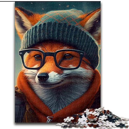 Puzzle für Erwachsene, 1000 Teile, Fantasy-Fuchs, aus Holz, Kinder ab 14 Jahren, 50x75cm, Lernspielzeug für Teenager, Dekoration für Zuhause und das Büro Puzzle für Erwachsene, 1000 Teile, Fantasy-Fuchs, aus Holz, Kinder ab 14 Jahren, 50x75cm, Lernspielzeug für Teenager, Dekoration für Zuhause und das Büro von MLADSOEHK