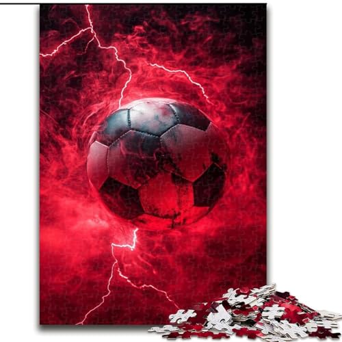 Puzzle für Erwachsene, 1000 Teile, Fußballsport, für Kinder ab 14 Jahren, Heimdekoration, als Geschenk für die ganze Familie und Freunde (Größe 26x38cm) von MLADSOEHK
