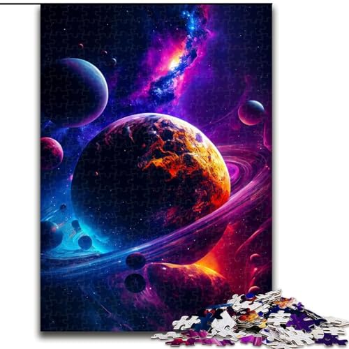 Puzzle für Erwachsene, 1000 Teile, Galaxie, geeignet für Kinder ab 14 Jahren, Lernspiele für Zuhause, DIY-Spielzeug, Kunstwerk, Geschenk (Größe 50x75cm) von MLADSOEHK