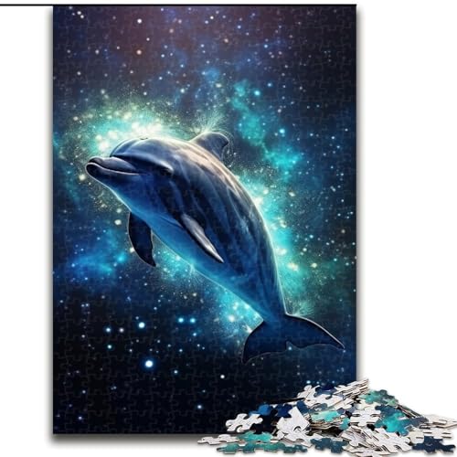 Puzzle für Erwachsene, 1000 Teile, Galaxie-Delfin, aus Holz, Kinder ab 14 Jahren, 50x75cm, Lernspielzeug für Teenager, Dekoration für Zuhause und Büro Puzzle für Erwachsene, 1000 Teile, Galaxie-Delfin, aus Holz, Kinder ab 14 Jahren, 50x75cm, Lernspielzeug für Teenager, Dekoration für Zuhause und Büro von MLADSOEHK