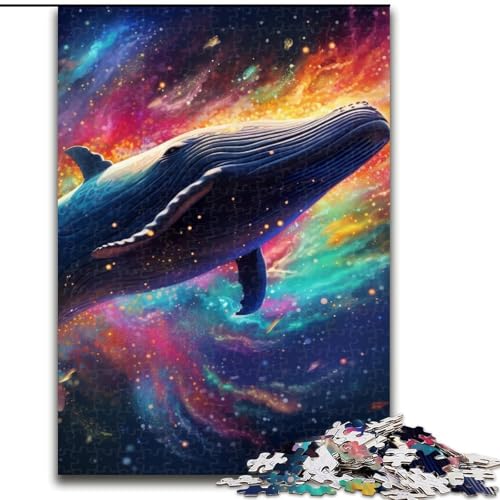 Puzzle für Erwachsene, 1000 Teile, Galaxien, Blauwale, aus Holz, Kinder ab 14 Jahren, 50x75cm, Kunstwerk, Dekor, Intelligenzspielzeug für Familien-Drinnenspiele Puzzle für Erwachsene, 1000 Teile, Galaxien, Blauwale, aus Holz, Kinder ab 14 Jahren, 50x75cm, Kunstwerk, Dekor, Intelligenzspielzeug für Familien-Drinnenspiele von MLADSOEHK