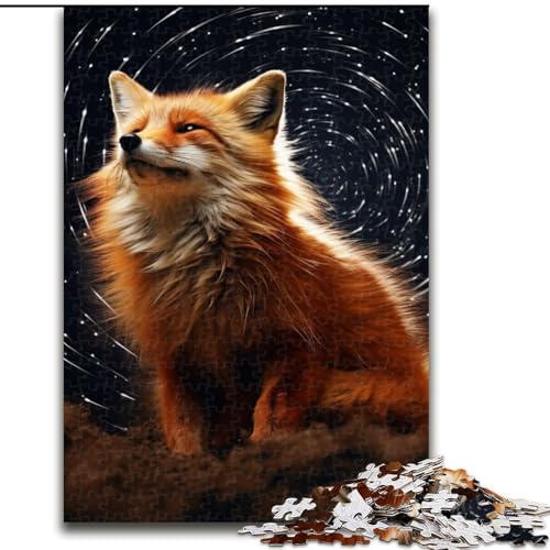 Puzzle für Erwachsene, 1000 Teile, Galaxien-Füchse, aus Holz, für Teenager und Familienspaß – DIY-Denkspiel, Geschenk, 50x75cm, für interaktives Familienspiel Puzzle für Erwachsene, 1000 Teile, Galaxien-Füchse, aus Holz, für Teenager und Familienspaß – DIY-Denkspiel, Geschenk, 50x75cm, für interaktives Familienspiel von MLADSOEHK