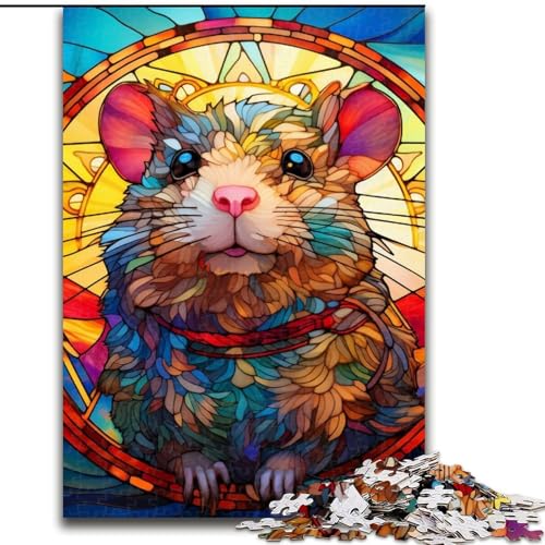 Puzzle für Erwachsene, 1000 Teile, Hamster, aus Holz, für Teenager und Familienspaß – DIY-Denkspiel, Geschenk, 50x75cm, für interaktives Familienspiel Puzzle für Erwachsene, 1000 Teile, Hamster, aus Holz, für Teenager und Familienspaß – DIY-Denkspiel, Geschenk, 50x75cm, für interaktives Familienspiel von MLADSOEHK