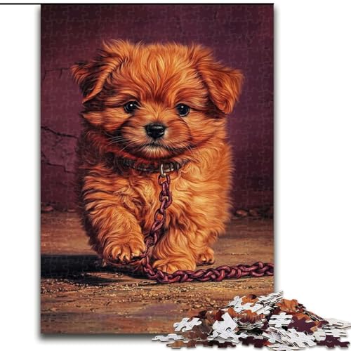Puzzle für Erwachsene, 1000 Teile, Happy Puppy, für Kinder ab 14 Jahren, jedes Teil ist einzigartig – lustiges und herausforderndes Spiel für die ganze Familie, tolles Geschenk (Größe 26x38cm) von MLADSOEHK