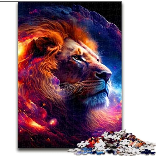 Puzzle für Erwachsene, 1000 Teile, Löwe, Lernspiele, Heimdekoration, ganze Familie (Größe 50x75cm) von MLADSOEHK