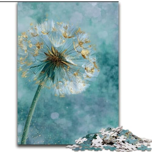 Puzzle für Erwachsene, 1000 Teile, Löwenzahnkunst, für Kinder ab 14 Jahren, Lernspiel, Herausforderung, Spielzeug, Geschenk zum Geburtstag (Größe 50x75cm) von MLADSOEHK