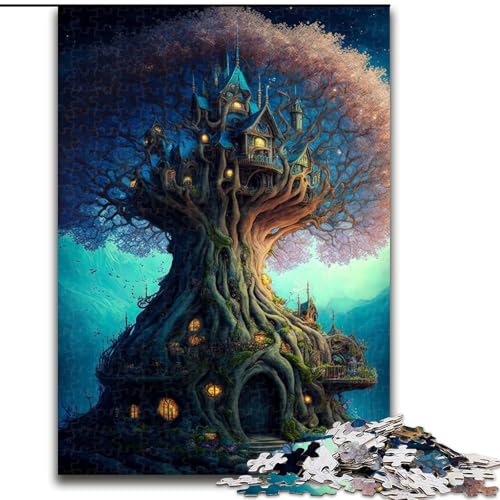 Puzzle für Erwachsene, 1000 Teile, Märchen, geeignet für Kinder ab 14 Jahren, Lernspiele für zu Hause, DIY-Spielzeug, Kunstwerk, Geschenk (Größe 26x38cm) von MLADSOEHK