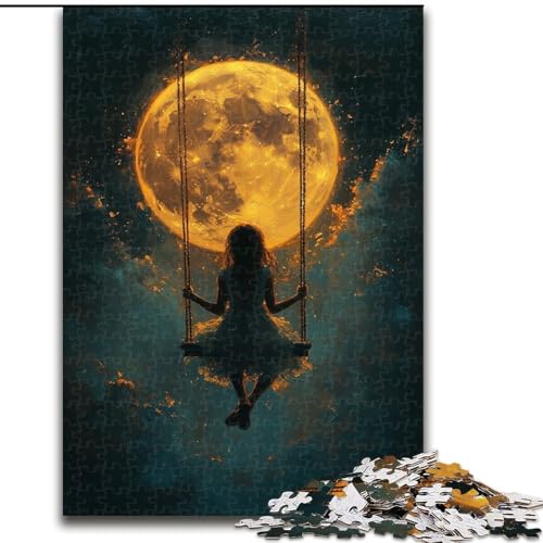 Puzzle für Erwachsene, 1000 Teile, Mondlandschaft, für Kinder ab 14 Jahren, Lernspiel, Herausforderung, Spielzeug, Geschenk zum Geburtstag (Größe 50x75cm) von MLADSOEHK