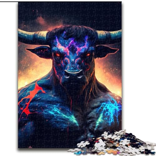 Puzzle für Erwachsene, 1000 Teile, Mutantenkuh, aus Holz, Kinder ab 14 Jahren, 50x75cm, Lernspielzeug für Teenager, Dekoration für Zuhause und das Büro Puzzle für Erwachsene, 1000 Teile, Mutantenkuh, aus Holz, Kinder ab 14 Jahren, 50x75cm, Lernspielzeug für Teenager, Dekoration für Zuhause und das Büro von MLADSOEHK
