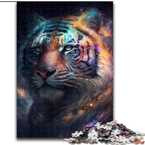 Puzzle für Erwachsene, 1000 Teile, Nebeltiger, hilft dem Gehirn, süchtig machendes Spielzeug zu trainieren, um Geduld zu fördern, perfekte Dekoration (Größe 50x75cm) von MLADSOEHK